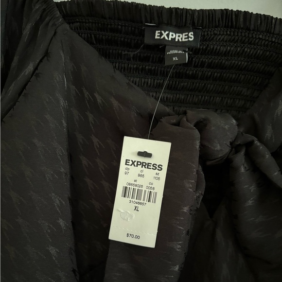 NWT Express Houndstooth Long Sleeve Bodysuit - Picture 8 of 8